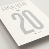 "Monumental" - Table Numbers in Cotton by Jessie Steury - Detail