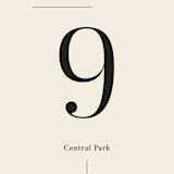 "Lineup" - Table Numbers in Latte by Jennifer Lew - Detail