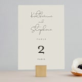 "sweet sweet elegance" - Table Numbers in Dutch Cream by frances mathys - Front