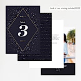 "Magical Day" - Table Numbers in Navy by katrina gem - Back of Card Options