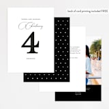 "Kindly Join Us" - Table Numbers in Pearl by Laura Hamm - Back of Card Options