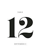 "and the adventure begins" - Table Numbers in Diamond by Playground Prints - Detail