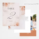 "Romantic" - Table Numbers in Earth by Lori Wemple - Back of Card Options
