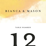 "Upper Block" - Table Numbers in Daisy by Lea Velasquez - Detail