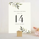 "Rural Romance" - Table Numbers in Leaf by Chris Griffith - Front