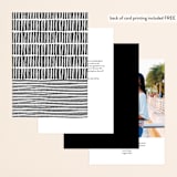 "Madison Ave" - Table Numbers in Linen by Design Lotus - Back of Card Options