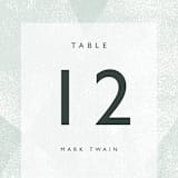 "Elegantly Minimal" - Table Numbers in Seafoam by itsjensworld - Detail