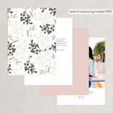 "Spring Botanicals" - Table Numbers in Blush by Susan Moyal - Back of Card Options