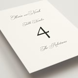 "legacy" - Table Numbers in Pure by Design Lotus - Detail