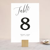 "Signed" - Table Numbers in Pearl by Roxy Cervantes - Front