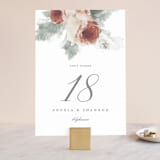 "rose drop" - Table Numbers in Rose by Cass Imagines - Front