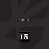 "Epithet" - Table Numbers in Charcoal by Nazia Hyder - Detail