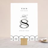 "Diantha" - Table Numbers in Ink by Kimberly Morgan - Front