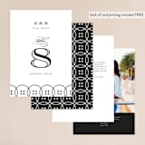 "Diantha" - Table Numbers in Ink by Kimberly Morgan - Back of Card Options