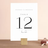 "The Space Between" - Table Numbers in Sugar by Jessica Williams - Front