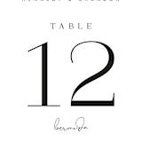 "The Space Between" - Table Numbers in Sugar by Jessica Williams - Detail