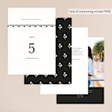 "Heirloom" - Table Numbers in Ink by Kimberly Morgan - Back of Card Options