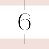 "The Ace" - Table Numbers in Petal by Rochelle Renee - Detail