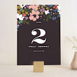 "spring dream" - Table Numbers in Onyx by Angela Marzuki - Front