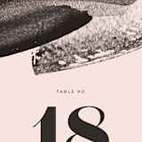"Vignette" - Table Numbers in Cosmopolitan by silverscreen studio - Detail