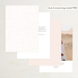 "Just the Two of Us" - Table Numbers in Blush by Jennifer Wick - Back of Card Options