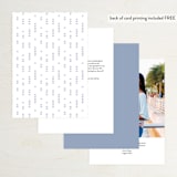 "Edgewater" - Table Numbers in Sunset by Griffinbell Paper Co. - Back of Card Options