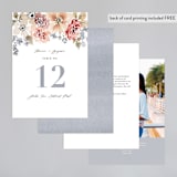 "Wildflower Garden" - Table Numbers in Meadow by Wildfield Paper Co - Back of Card Options