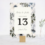 "Nantucket Romance" - Table Numbers in Marine by Chris Griffith - Front