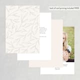 "Italia" - Table Numbers in Taupe by Kelly Schmidt - Back of Card Options