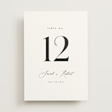"Corison" - Table Numbers in Classic by Kelly Schmidt - Front