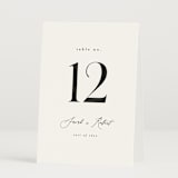 "Corison" - Table Numbers in Classic by Kelly Schmidt - Folded