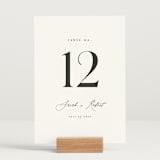 "Corison" - Table Numbers in Classic by Kelly Schmidt - Displayed (stand not included)