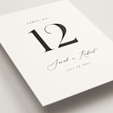 "Corison" - Table Numbers in Classic by Kelly Schmidt - Detail