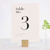 "The Loden" - Table Numbers in Ivory by Kelly Schmidt - Front