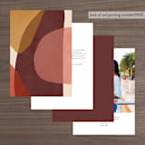 "Galeria" - Table Numbers in Autumn Desert by Kelly Schmidt - Back of Card Options