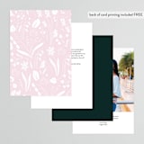 "Forest Foliage" - Table Numbers in Deep Forest by Eve Schultz - Back of Card Options