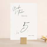 "Signature Style" - Table Numbers in Ink by Design Lotus - Front