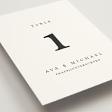 "Delicate" - Table Numbers in Obsidian by Jennifer Postorino - Detail