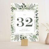"beautiful posies" - Table Numbers in Fresh by Phrosné Barwood - Front