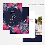 "Georgia" - Table Numbers in Navy by Lori Wemple - Back of Card Options