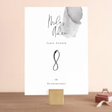 "Moxie" - Table Numbers in Ink by Design Lotus - Front