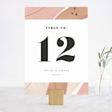 "Formation" - Table Numbers in Terracotta by Olivia Goree - Front