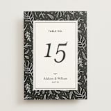 "As if a Dream" - Table Numbers in Cloud by Pine Street Creative - Front