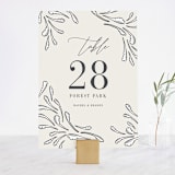 "FancySchmancy" - Table Numbers in Classic by Jen Owens - Front