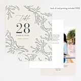 "FancySchmancy" - Table Numbers in Classic by Jen Owens - Back of Card Options
