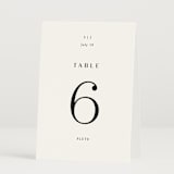 "Arguello" - Table Numbers in Diamond by Annie Shapiro - Folded