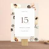 "Bella Mia" - Table Numbers in Autumn by Petra Kern - Front