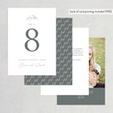 "Sketch" - Table Numbers in Cloud by Sara Hicks Malone - Back of Card Options