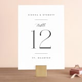 "Sienna" - Table Numbers in Sugar by Jessica Williams - Front