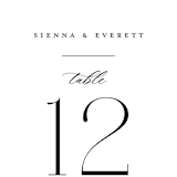 "Sienna" - Table Numbers in Sugar by Jessica Williams - Detail